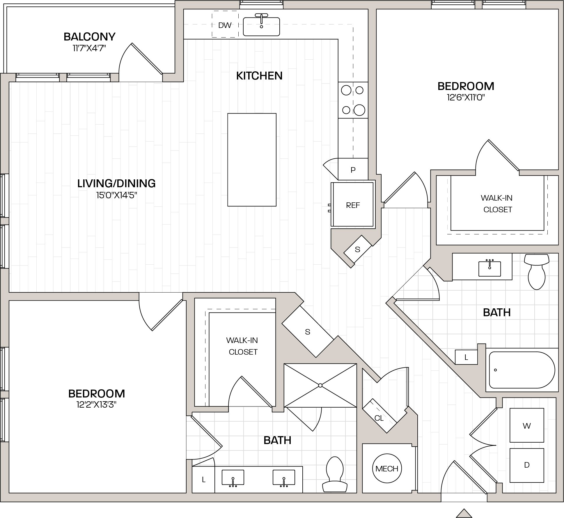 Floor Plan Image of Apartment Apt 2201